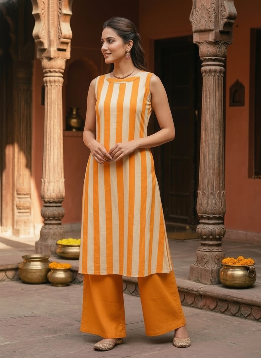 Pure Cotton Kurta and Pants