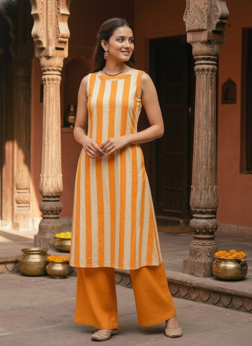 Pure Cotton Kurta and Pants