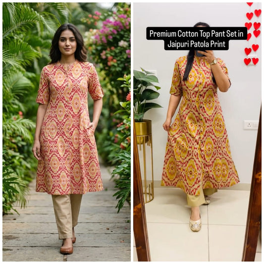 Pure Cotton Kurta and Pants