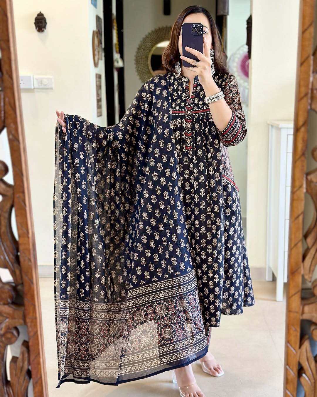 Pure Cotton Kurta and Pants with Dupatta