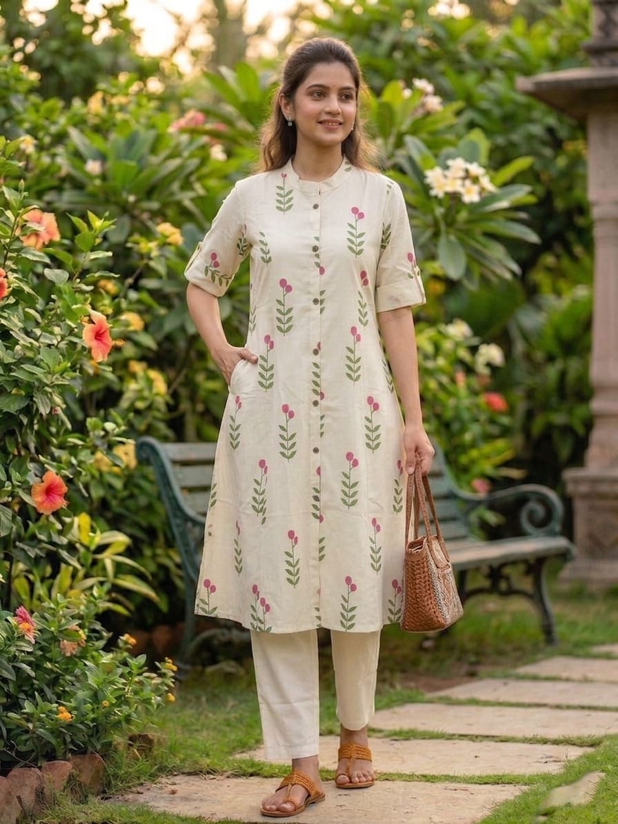 Pure Cotton Kurta and Pants